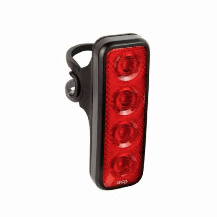 &quot; Knog Blinder V MOB Four Eyes &quot;<br /><br />LIGHT OUTPUT : 44 lumens<br />DIMENSIONS : 26 x 76x 62mm <br />WEIGHT : 39g<br />BIKE ATTACHMENT : 3x removable REAR light straps for posts 22-32mm+ and AERO POST COMPATIBLE<br />LIGHT MODES : Steady high, steady low, strobe flash, fancy flash, eco flash.