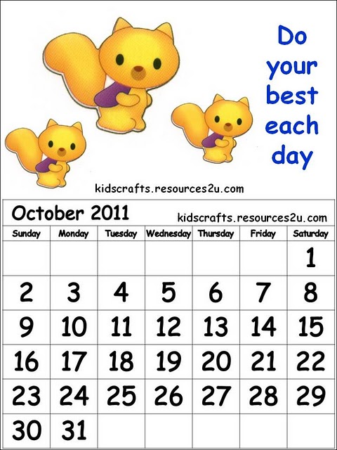 RKC10a Printable October 2011 Calendar for kids children.jpg