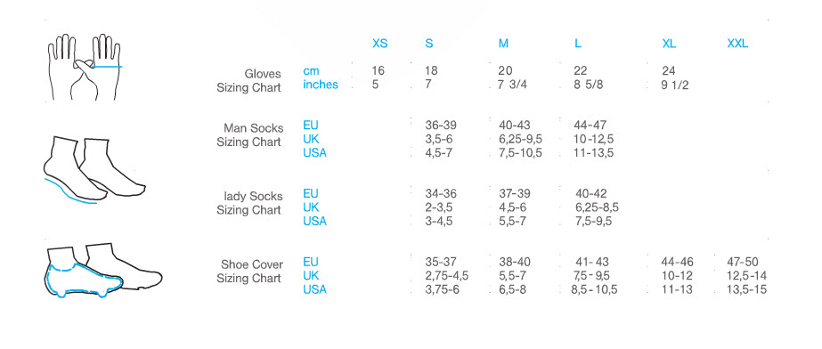 northwave size chart