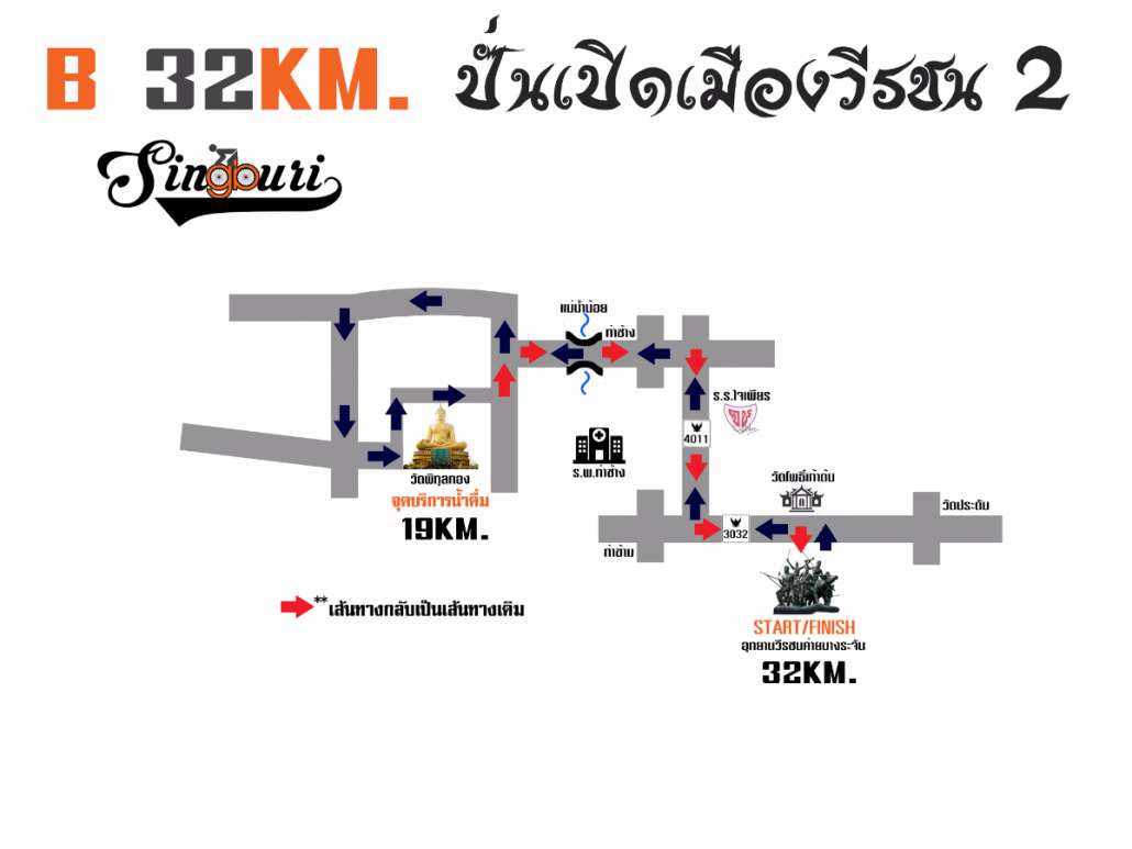 ประเภท B ระยะทาง 32 กม.