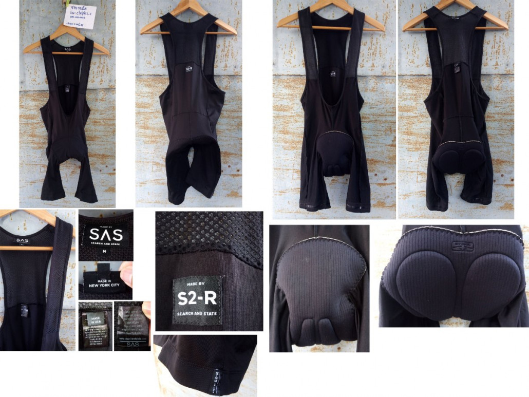 2. เอี๊ยมปั่นจักรยาน SEARCH AND STATE : S2-R Performance Bib Short<br /><br />- made in USA<br />- size M<br /><br />ตาราง size M<br />รอบเอว ( Waist ) : 30-32 นิ้ว ( ประมาณ 76.2 - 81.28 cm )<br />ส่วนสูง ( Height ) : 5'8'' to 5'11'' ( ประมาณ 172.72 - 180.34 cm )<br /><br />- เป้า Elastic Interface<br />- ปลายขายางยืดแถบซิลิโคน<br />- มือสอง สะอาด สภาพเหมือนใหม่ พร้อมใช้งาน<br /><br />ขาย 3,550 บาท ส่งฟรี (อีเอ็มเอส )<br /><br />* ตอนออกใหม่่เป็นเงืนไทย 7พันกว่าบาท